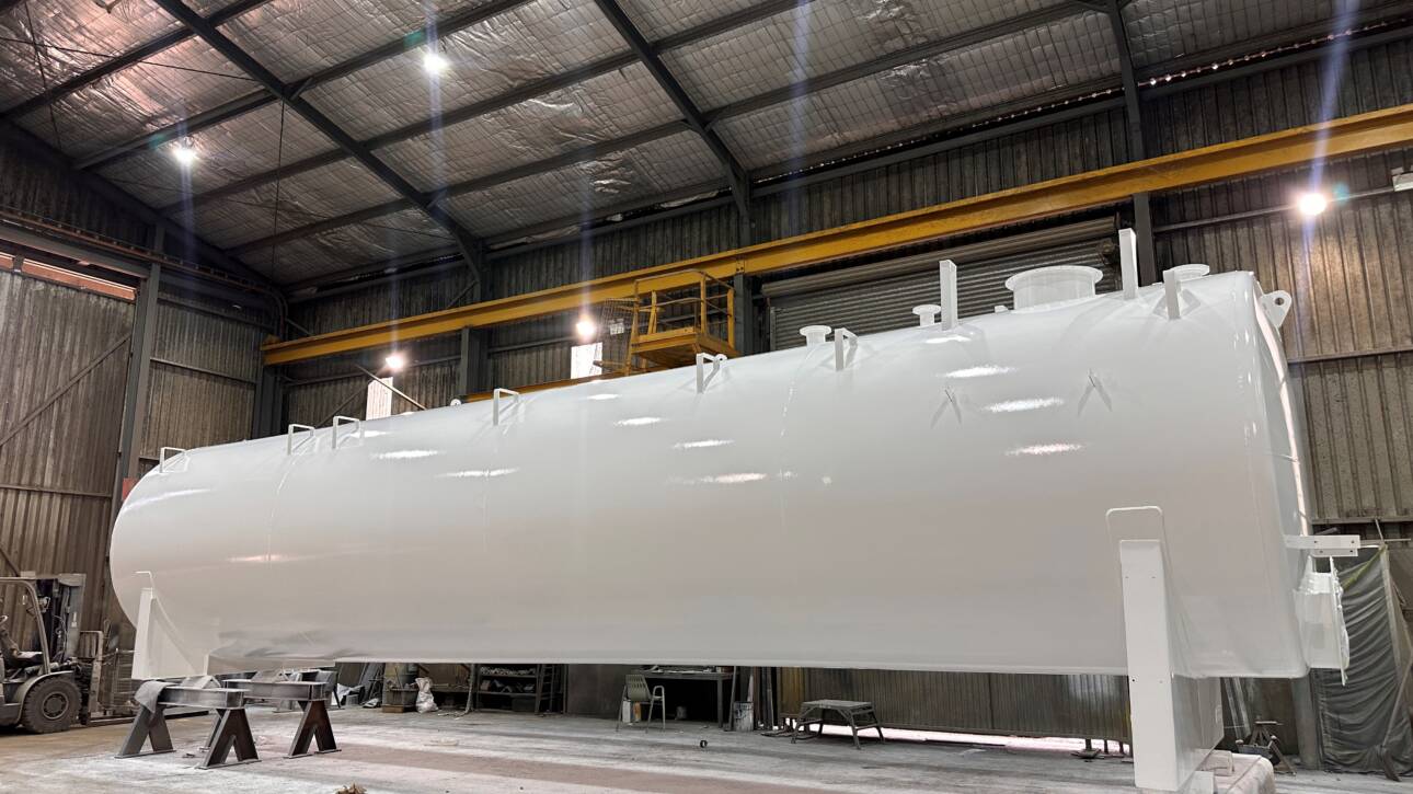 Industrial painting and protective coatings at TW Woods Tomago NSW