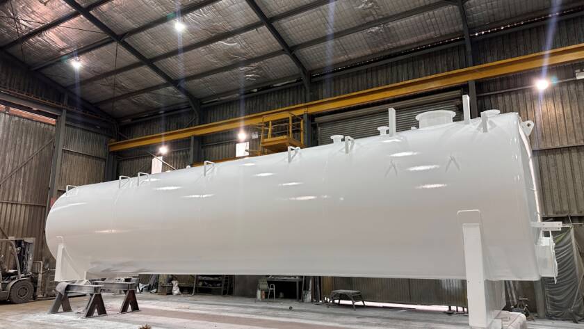 Industrial painting and protective coatings at TW Woods Tomago NSW