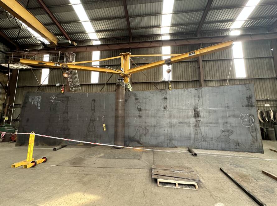 Heavy steel plate rolling and forming services at TW Woods Tomago NSW