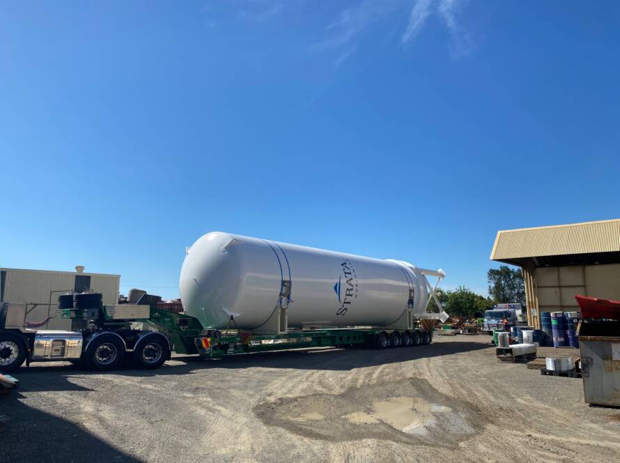 200 tonne stonedust silo manufactured by TW Woods for Grosvenor Mine
